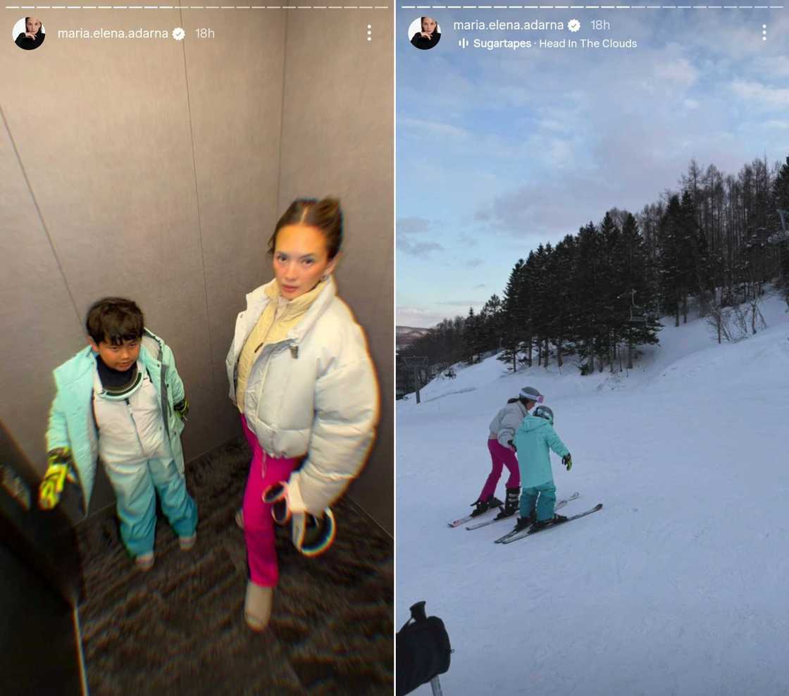 Ellen Adarna, nabigyan ng "full sermon" ng anak na si Elias habang nasa bakasyon