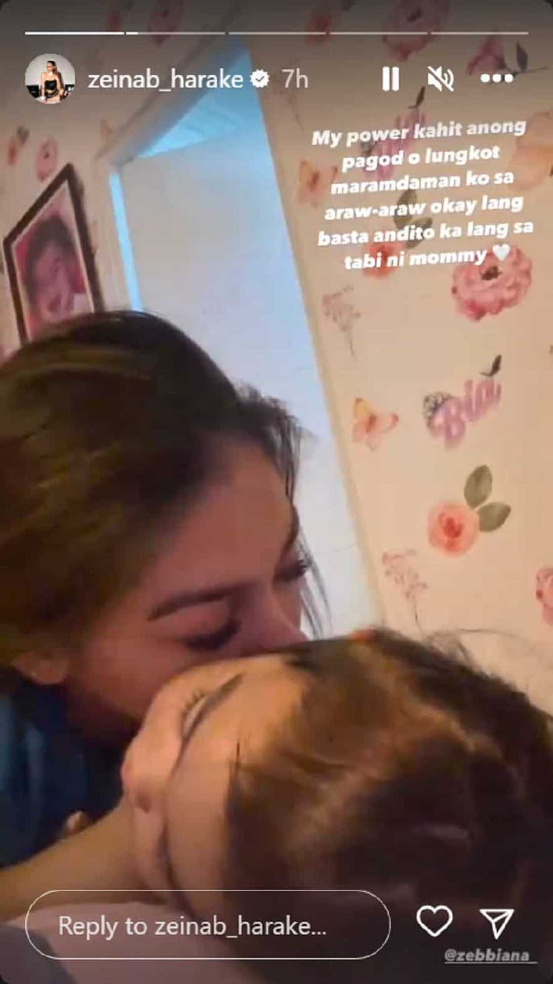 Zeinab Harake, inaming nawawala ang lungkot pag kapiling ang anak: “Basta andito ka lang sa tabi ni mommy” Zeinab Harake, inaming nawawala ang lungkot pag kapiling ang anak: “Basta andito ka lang sa tabi ni mommy”