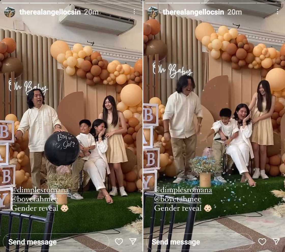 Angel Locsin, ipinasilip ang gender reveal party ni Dimples Romana Angel Locsin, ipinasilip ang gender reveal party ni Dimples Romana