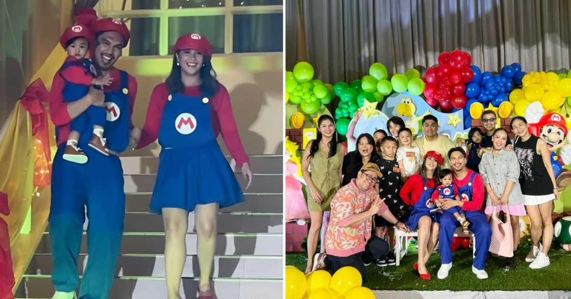 Lovely Abella, Benj Manalo throw 'Super Mario'-themed birthday party for son Liam