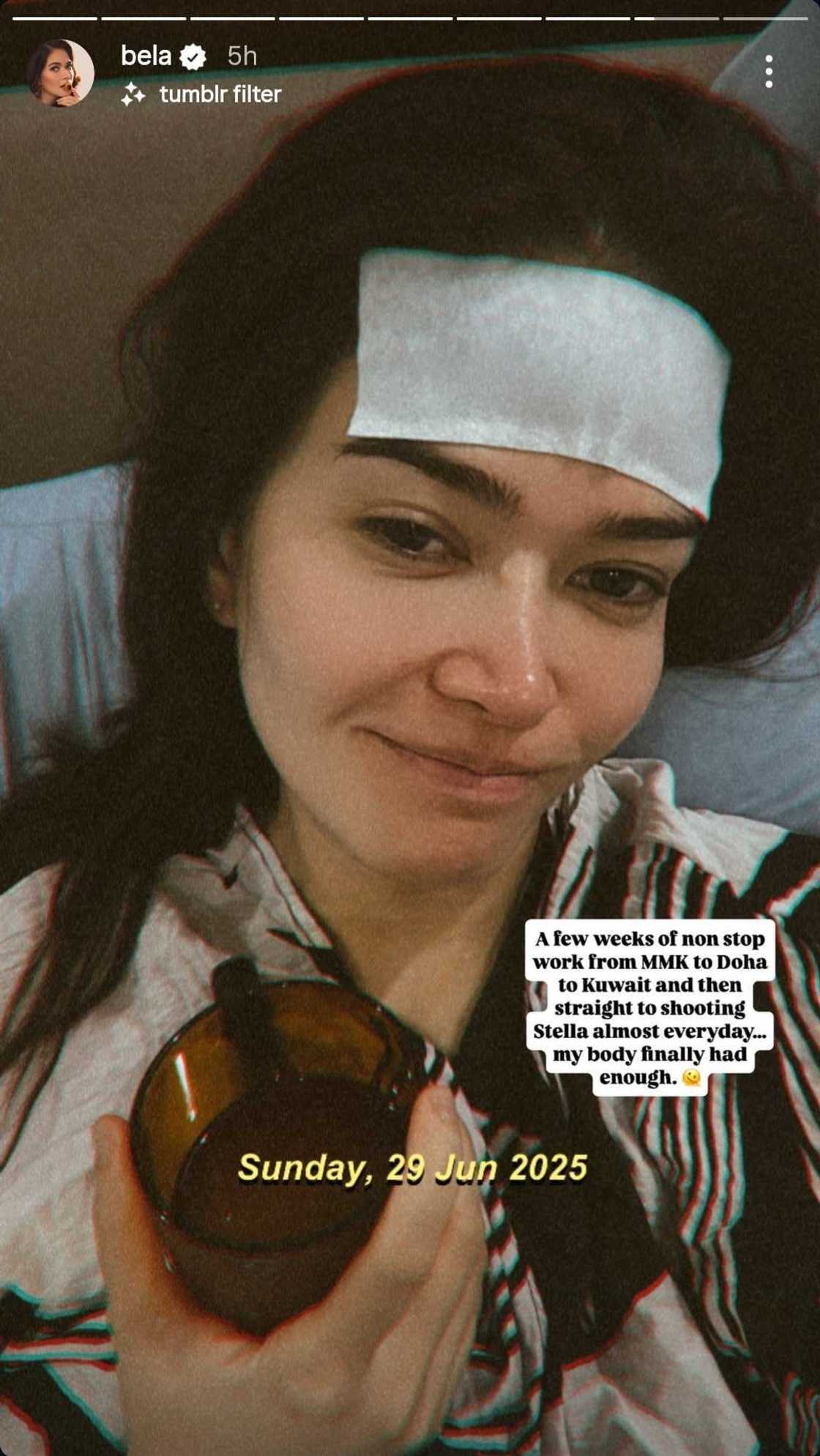 Bela Padilla shares a candid health update: "My body finally had enough" Bela Padilla shares a candid health update: "My body finally had enough"