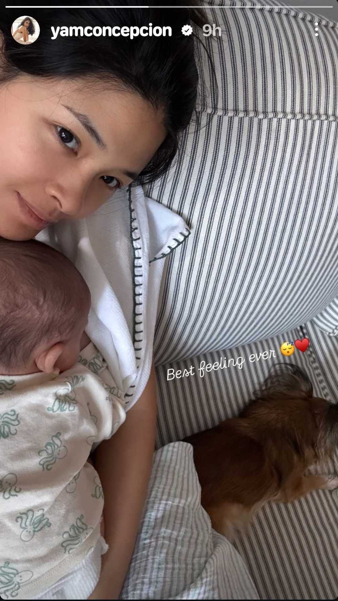 Yam Concepcion, nagbahagi ng pasilip sa adorable baby niya