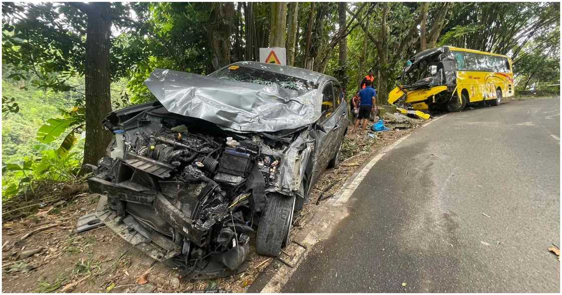 7 Patay, mahigit 100 sugatan sa banggaan ng bus at kotse sa Majayjay, Laguna