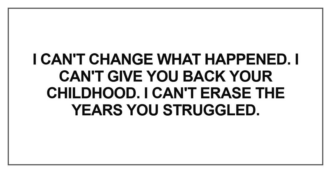 I can't change what happened I can't change what happened
