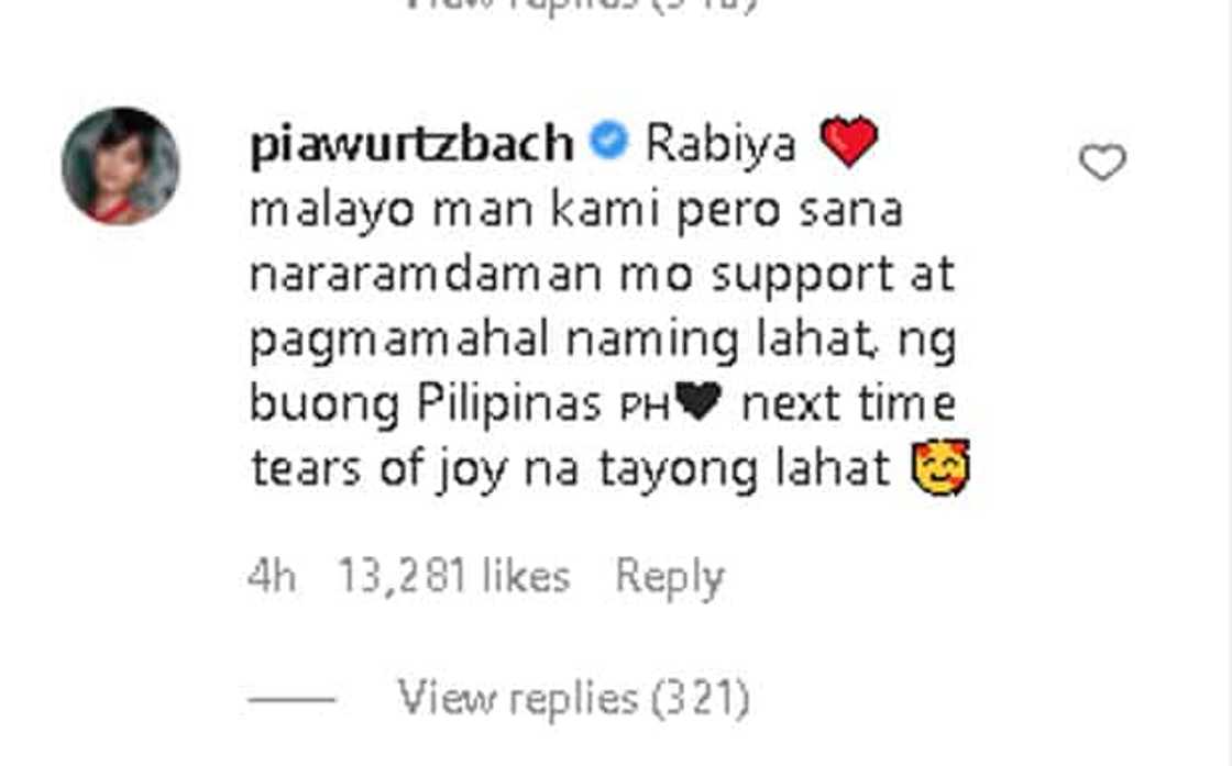 Beauty queens showered Rabiya Mateo with love after viral emotional IG live Beauty queens showered Rabiya Mateo with love after viral emotional IG live