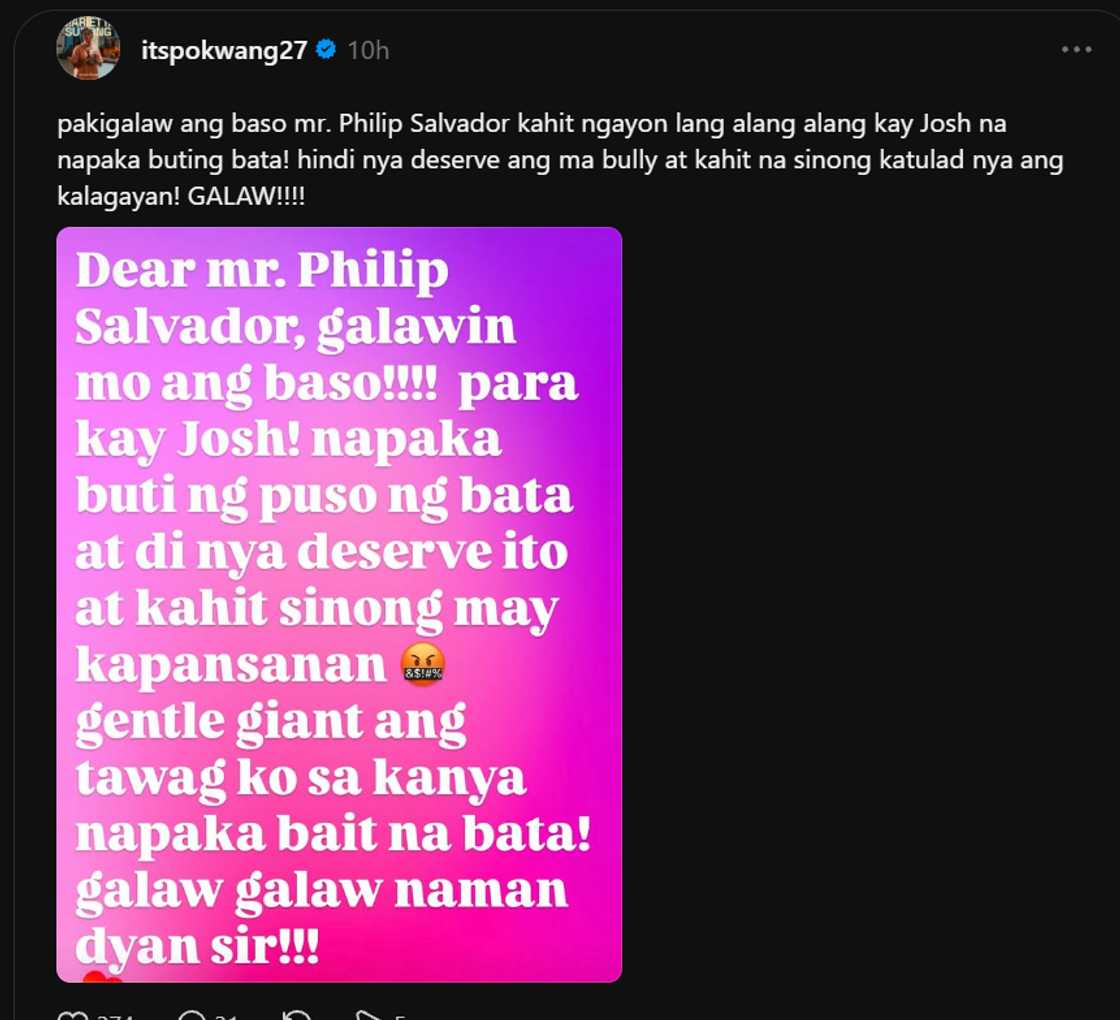 Pokwang, hinamon si Philip Salvador - May panawagan tungkol sa anak