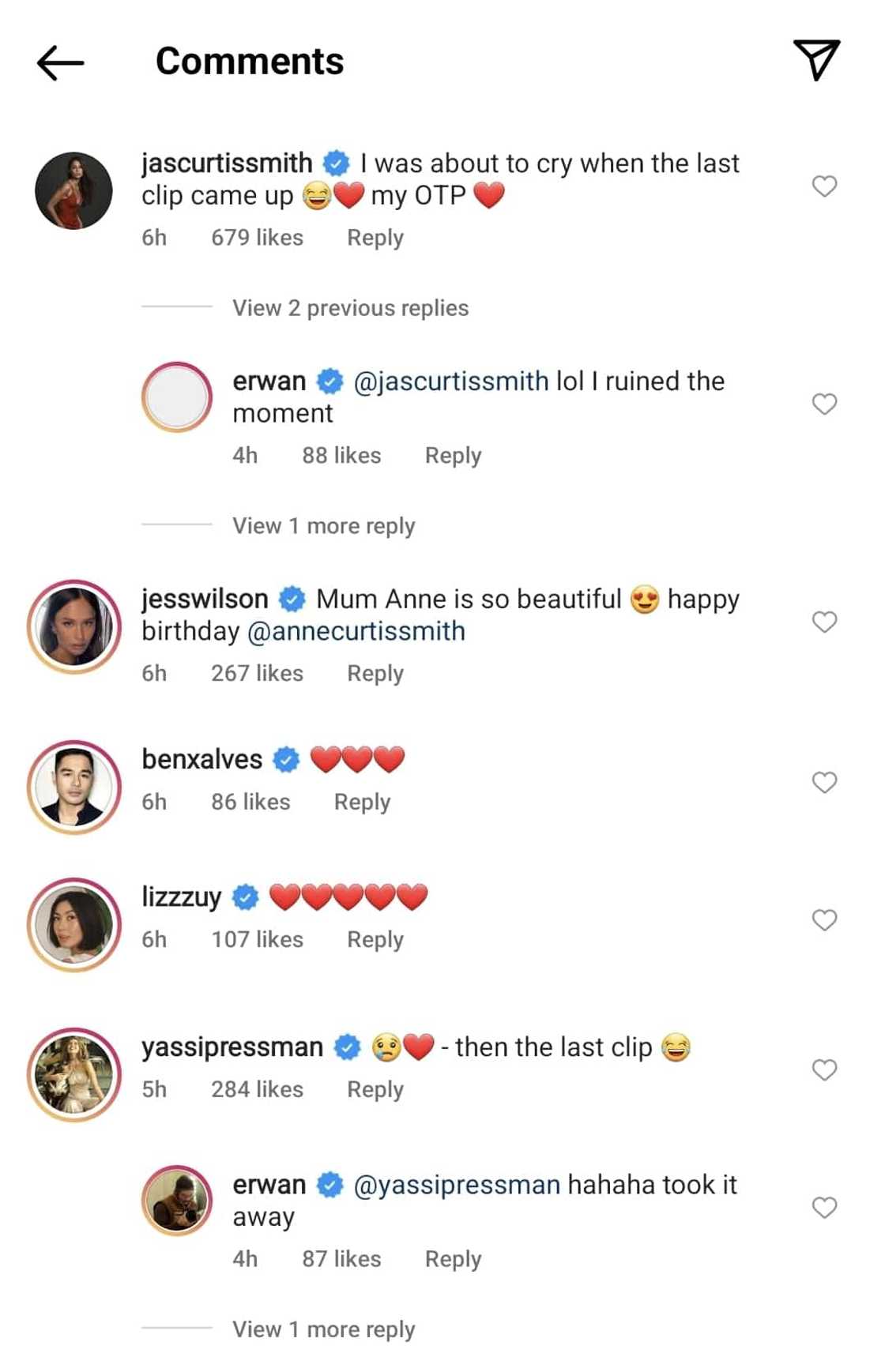 Celebrities, naudlot ang pag-emote sa birthday video ni Erwan Heussaff para kay Anne Curtis Celebrities, naudlot ang pag-emote sa birthday video ni Erwan Heussaff para kay Anne Curtis