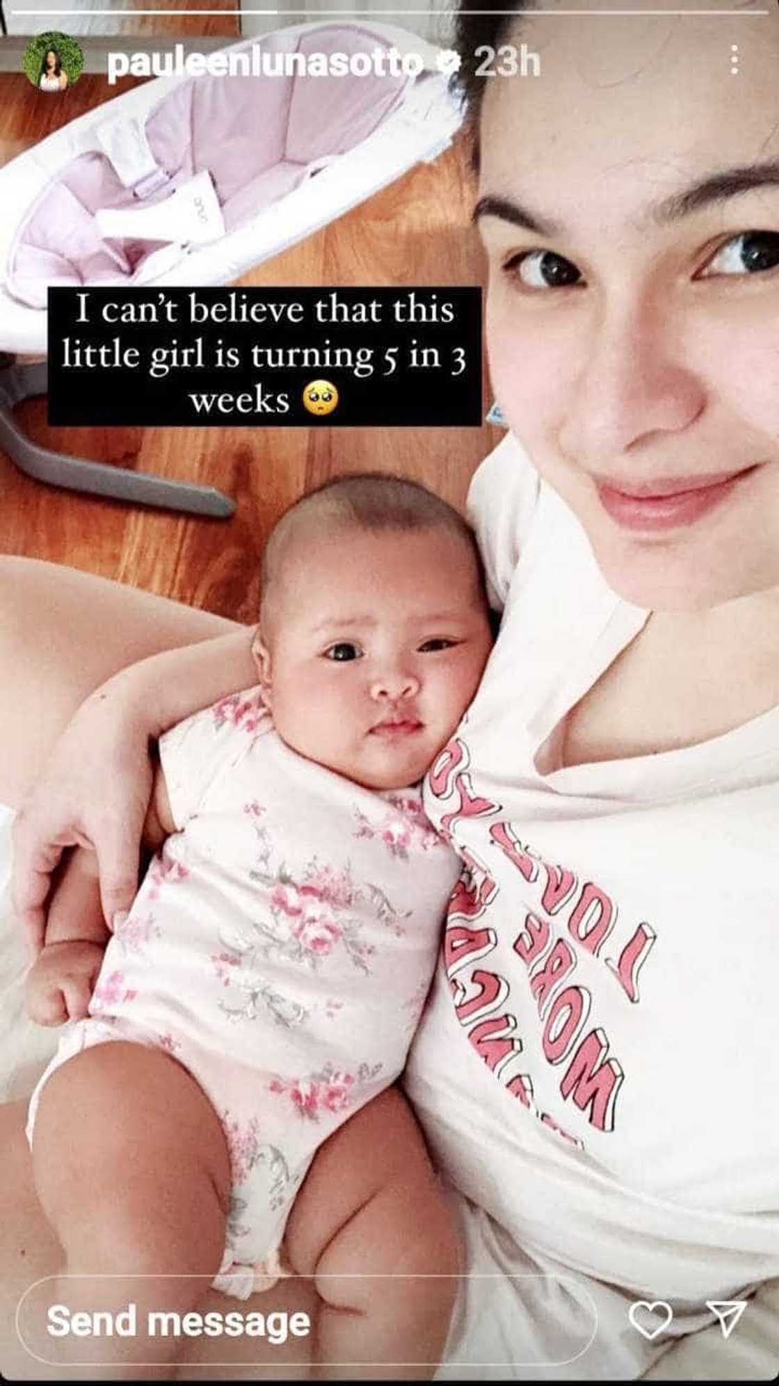 Pauleen Luna shares adorable snapshots of baby Tali who is turning 5 in few weeks Pauleen Luna shares adorable snapshots of baby Tali who is turning 5 in few weeks