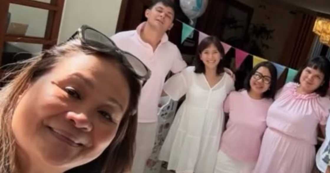 Sarah Geronimo at Matteo Guidicelli, spotted sa gender reveal party (Photo: @glfguidicelli) Sarah Geronimo at Matteo Guidicelli, spotted sa gender reveal party (Photo: @glfguidicelli)