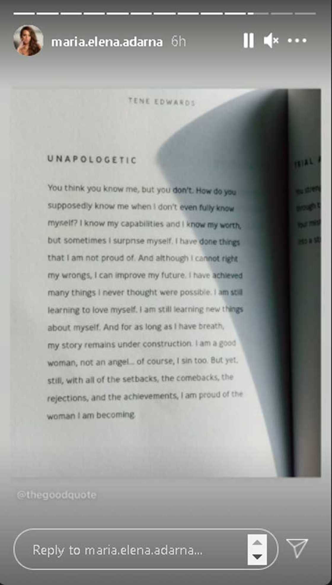 Ellen Adarna's feisty "Unapologetic" message against detractors goes viral Ellen Adarna's feisty "Unapologetic" message against detractors goes viral
