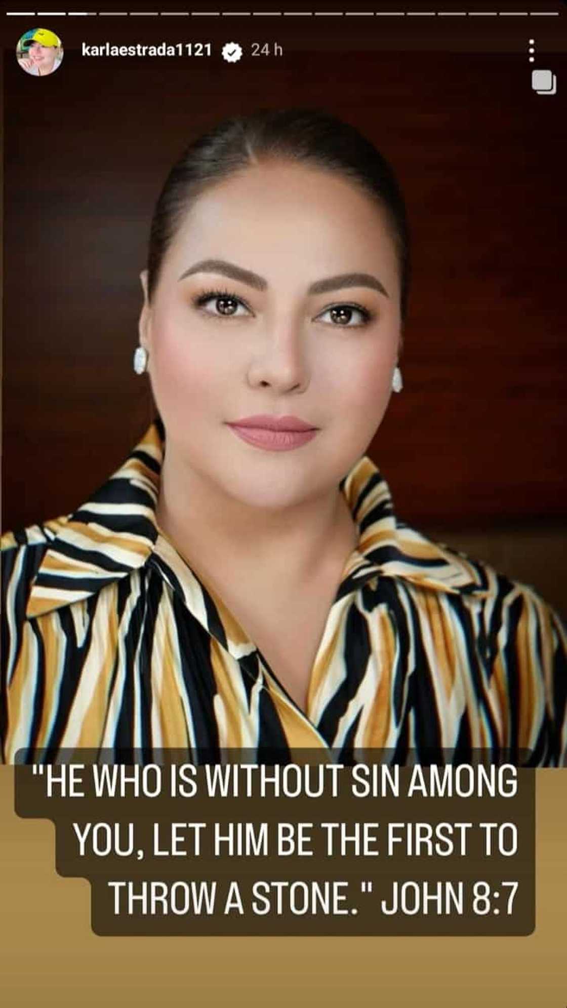 Karla Estrada, trending ang online post: "Bahala sila, kalungkutan na nila yun" Karla Estrada, trending ang online post: "Bahala sila, kalungkutan na nila yun"