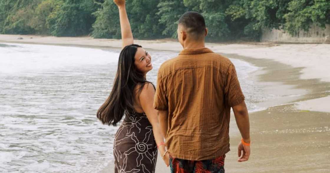 Ayn Bernos, engaged na sa non-showbiz partner sa tabing-dagat na proposal