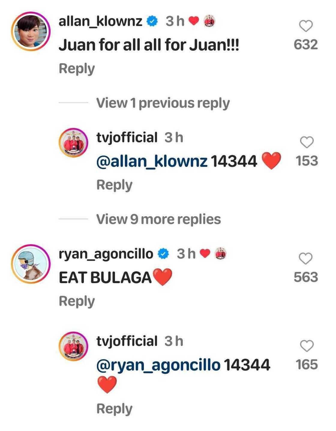 Allan K at co-hosts, positibong nag-react sa new post ng TVJ kung saan binanggit ang “Eat Bulaga” Allan K at co-hosts, positibong nag-react sa new post ng TVJ kung saan binanggit ang “Eat Bulaga”