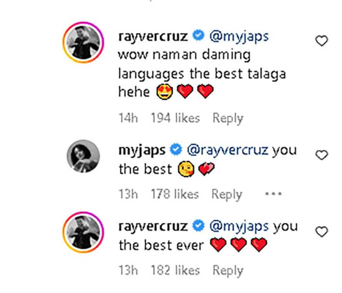 Rayver Cruz at Julie Anne San Jose, pinakilig mga netizens sa kanilang comments: “@rayvercruz you the best” Rayver Cruz at Julie Anne San Jose, pinakilig mga netizens sa kanilang comments: “@rayvercruz you the best”