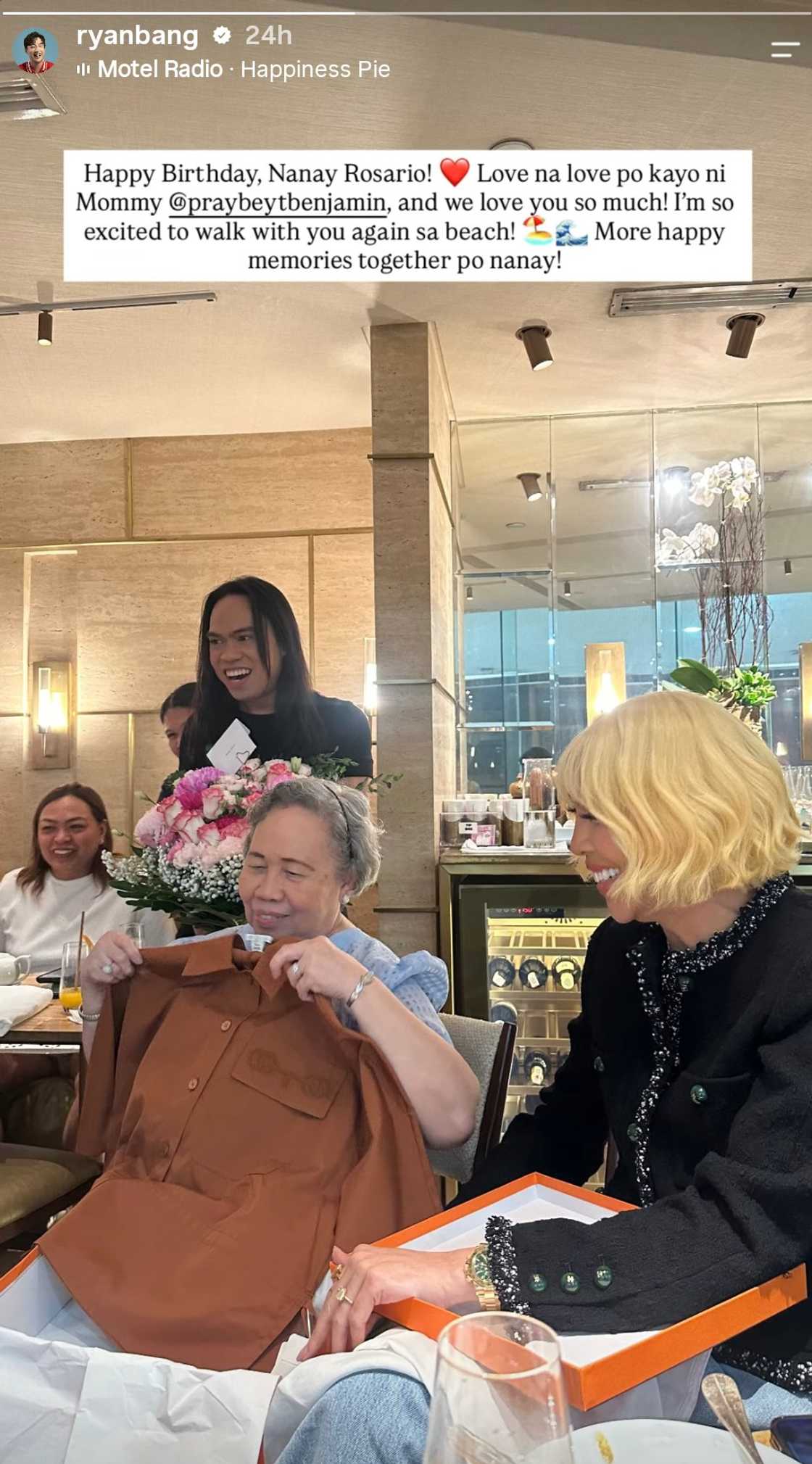 Ryan Bang, may nais gawin kasama ang ina ni Vice Ganda Ryan Bang, may nais gawin kasama ang ina ni Vice Ganda