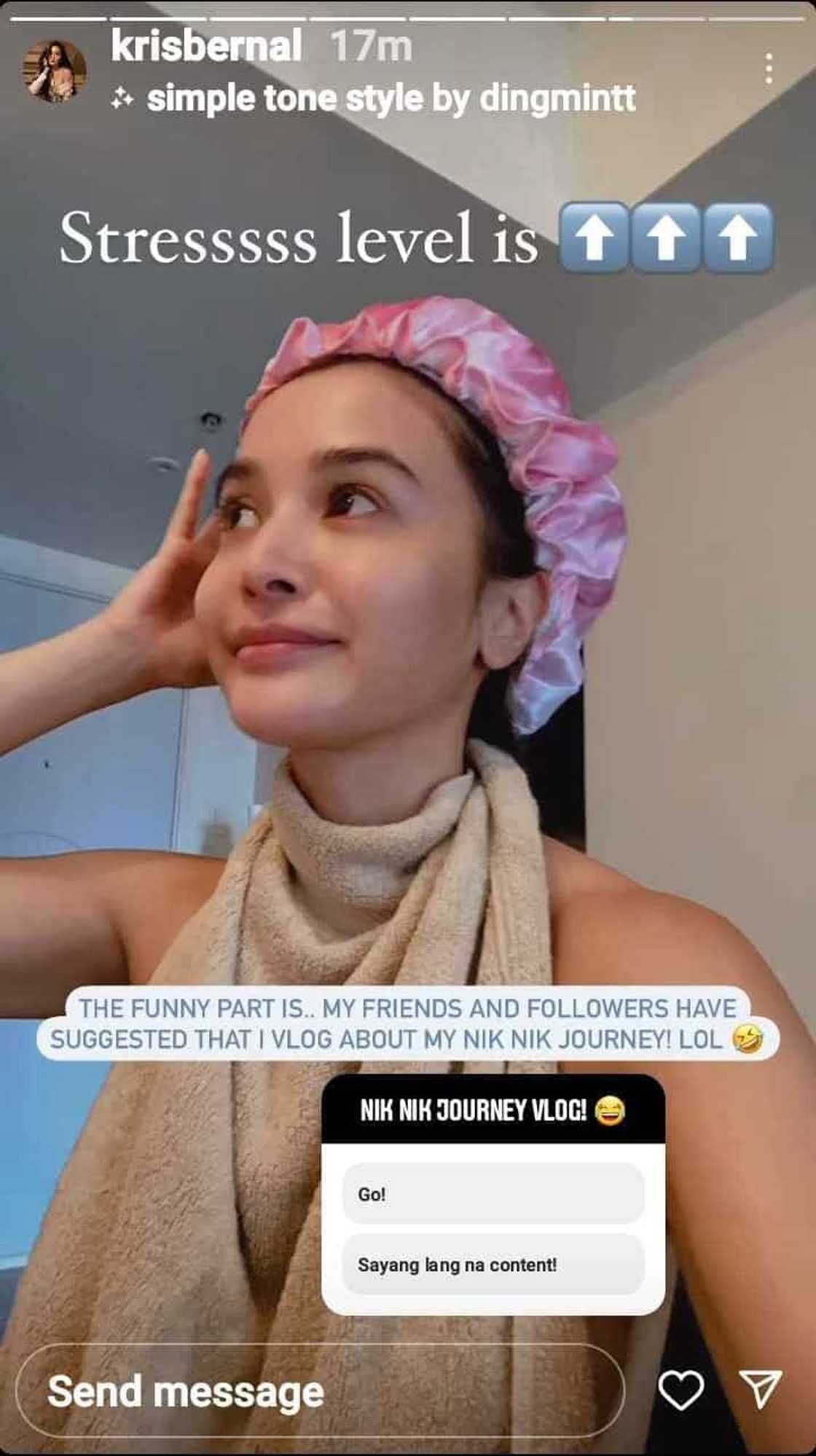 Kris Bernal, labis na na-stress nang napuno ng niknik bites ang katawan Kris Bernal, labis na na-stress nang napuno ng niknik bites ang katawan