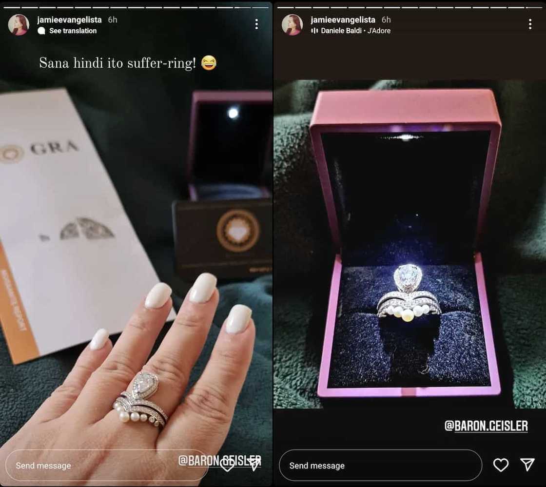 Baron Geisler, pinadalhan ang misis ng bonggang singsing para sa Mother's Day Baron Geisler, pinadalhan ang misis ng bonggang singsing para sa Mother's Day