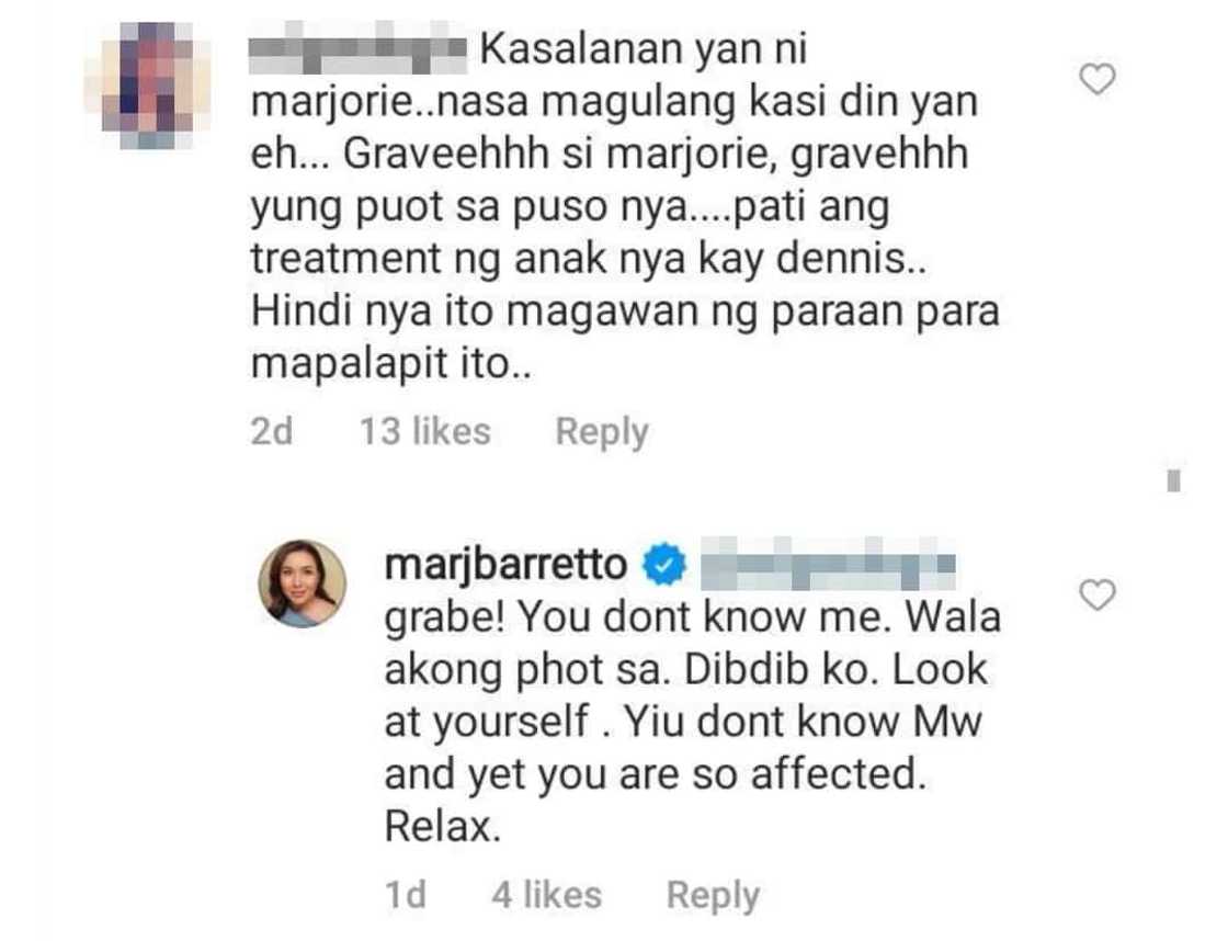 Marjorie Barretto, dinepensahan ang anak na si Julia Barretto mula sa mga bashers Marjorie Barretto, dinepensahan ang anak na si Julia Barretto mula sa mga bashers