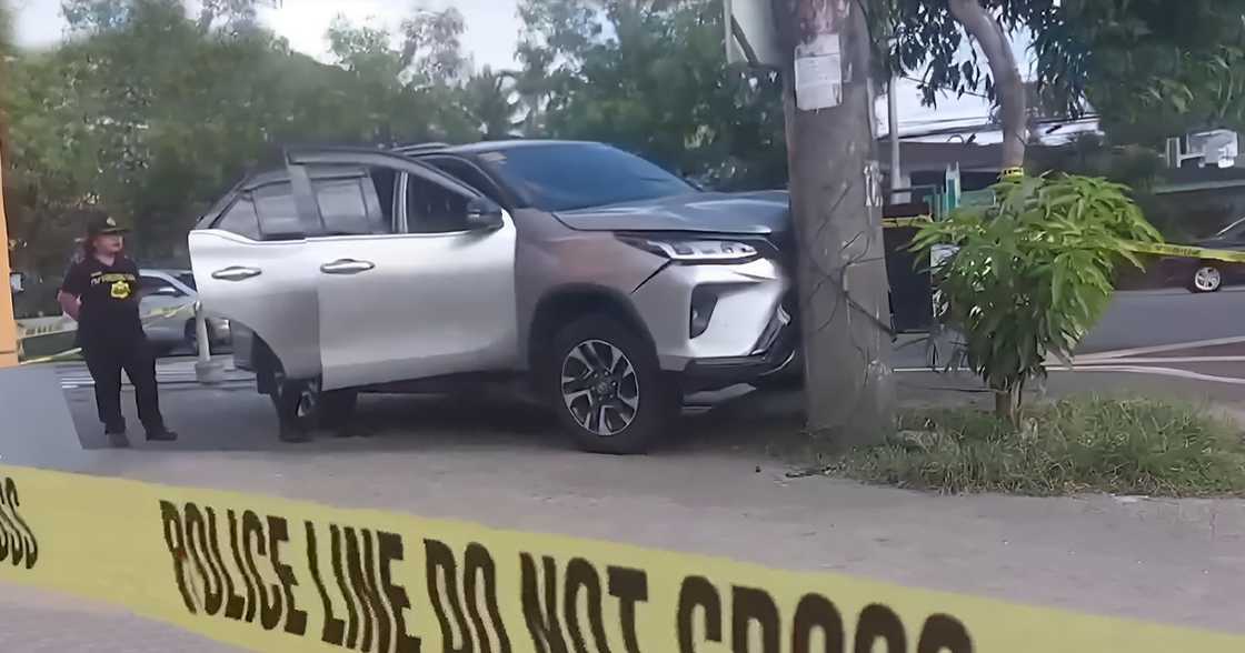 Trahedya sa Parañaque: SUV na bumangga sa poste, pamamaril pala ang sanhi