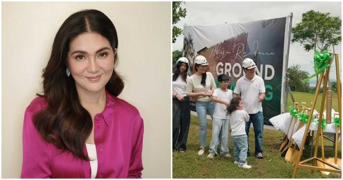 Dimples Romana proudly showcases groundbreaking ceremony for their dream home