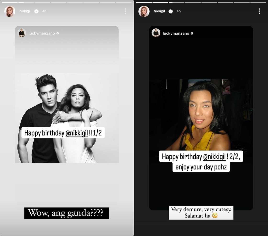 Nikki Gil sa pic na ginamit ni Luis Manzano sa b-day niya: "Salamat ha"
