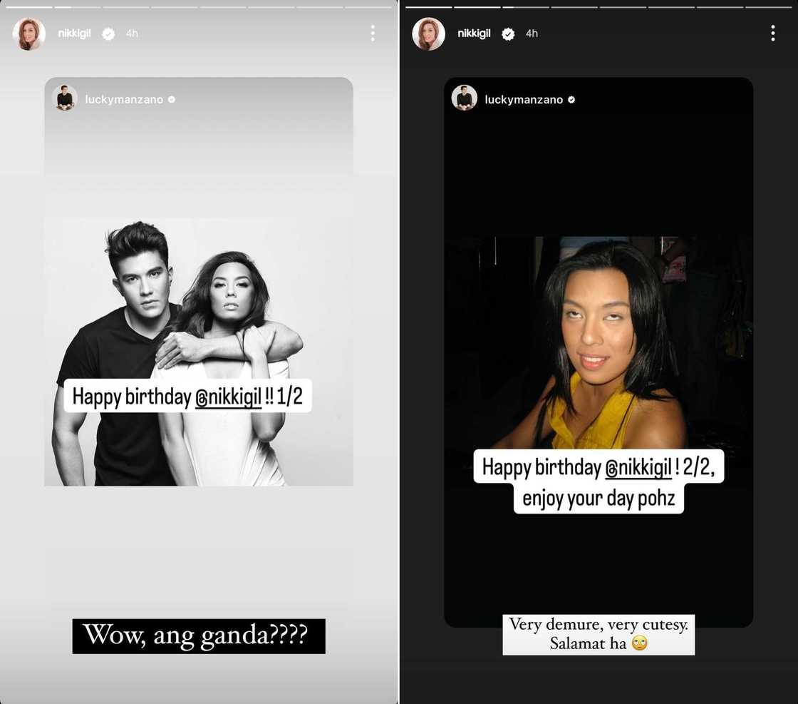 Nikki Gil sa pic na ginamit ni Luis Manzano sa b-day niya: "Salamat ha" Nikki Gil sa pic na ginamit ni Luis Manzano sa b-day niya: "Salamat ha"