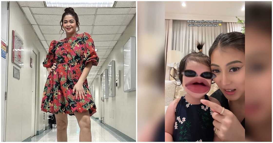 Melai Cantiveros sa video ni Alex Gonzaga kasama si Polly: "Als, maawa ka sa bata"