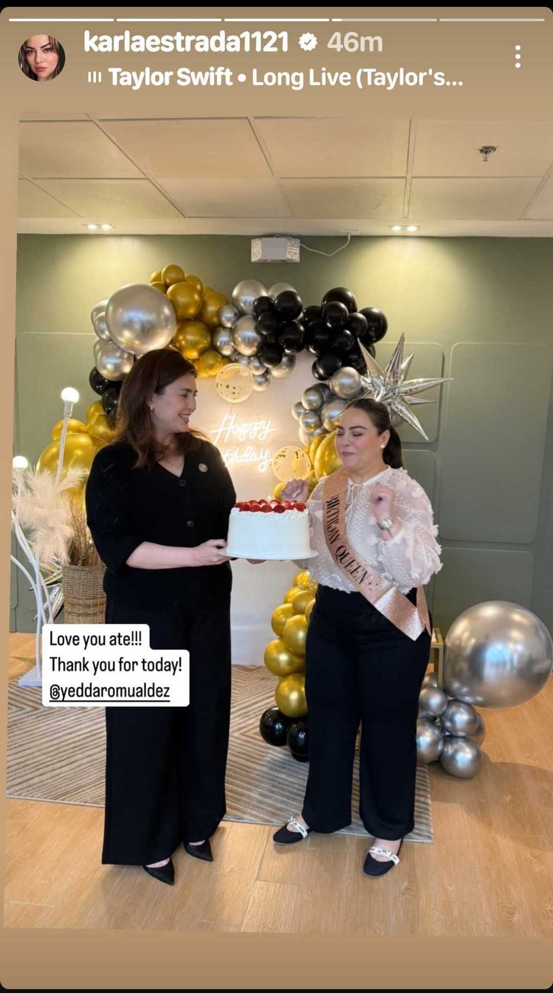 Karla Estrada, ipinasilip ang surprise birthday celebration na inihanda ng Tingog family niya Karla Estrada, ipinasilip ang surprise birthday celebration na inihanda ng Tingog family niya