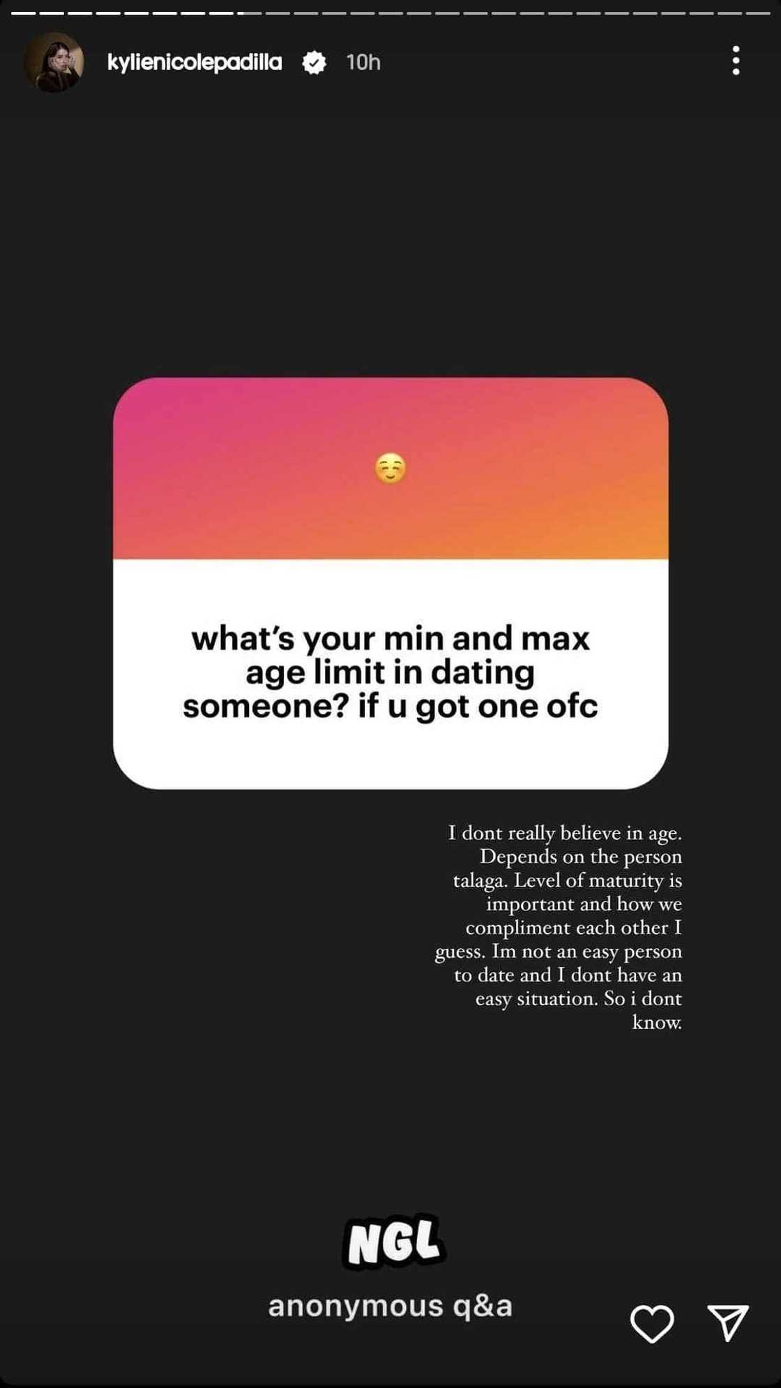 Kylie Padilla says she's not an "easy person to date" in viral online post Kylie Padilla says she's not an "easy person to date" in viral online post