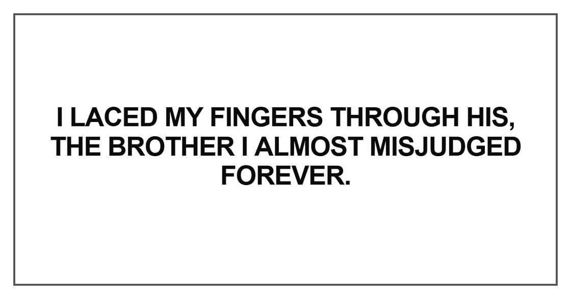 I laced my fingers through his I laced my fingers through his