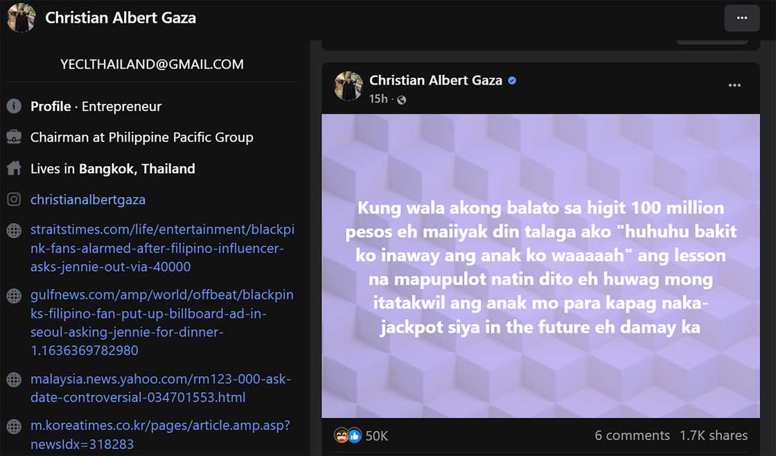 Xian Gaza: “Kung wala akong balato sa higit 100 million eh maiiyak din talaga ako” Xian Gaza: “Kung wala akong balato sa higit 100 million eh maiiyak din talaga ako”