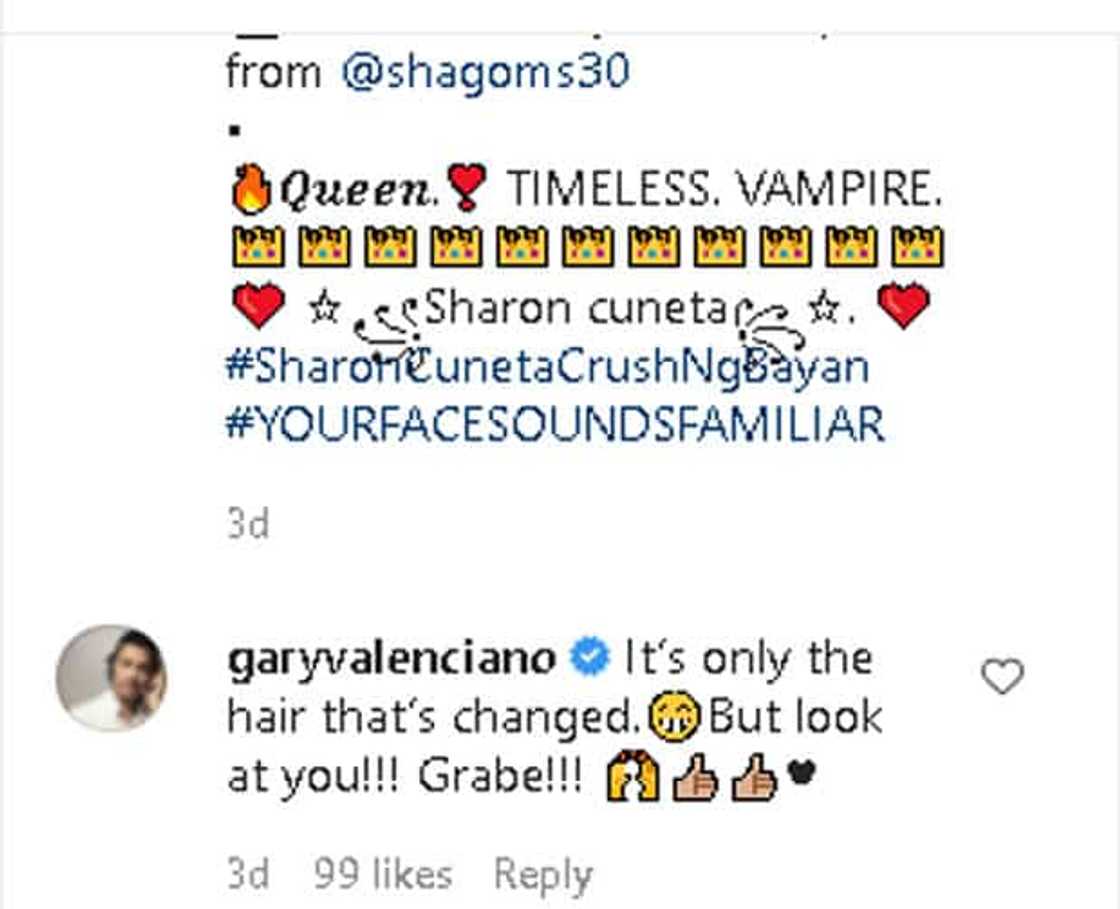 Gary Valenciano, nawindang sa pagka ala-bampira ni Sharon Cuneta: "Look at you!" Gary Valenciano, nawindang sa pagka ala-bampira ni Sharon Cuneta: "Look at you!"