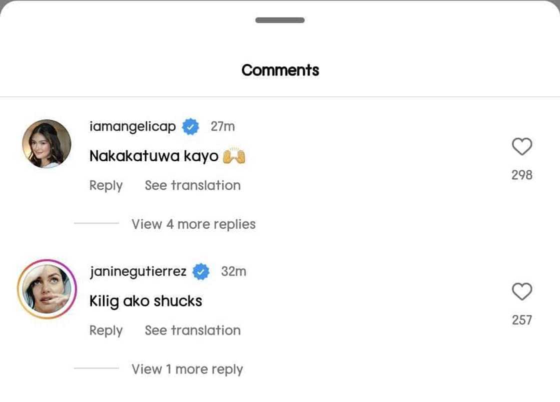 Angelica Panganiban, Janine Gutierrez gush over SnoRene's prom photos Angelica Panganiban, Janine Gutierrez gush over SnoRene's prom photos