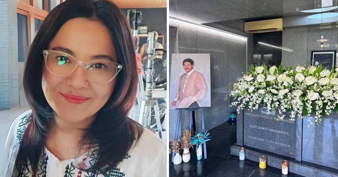 Lorna Tolentino marks Rudy Fernandez’s 18th death anniversary, posts heartfelt tribute