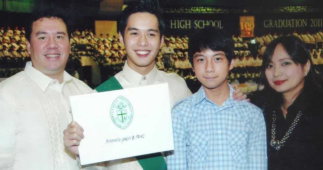 AJ Perez with his family (Angello Perez) AJ Perez with his family (Angello Perez)