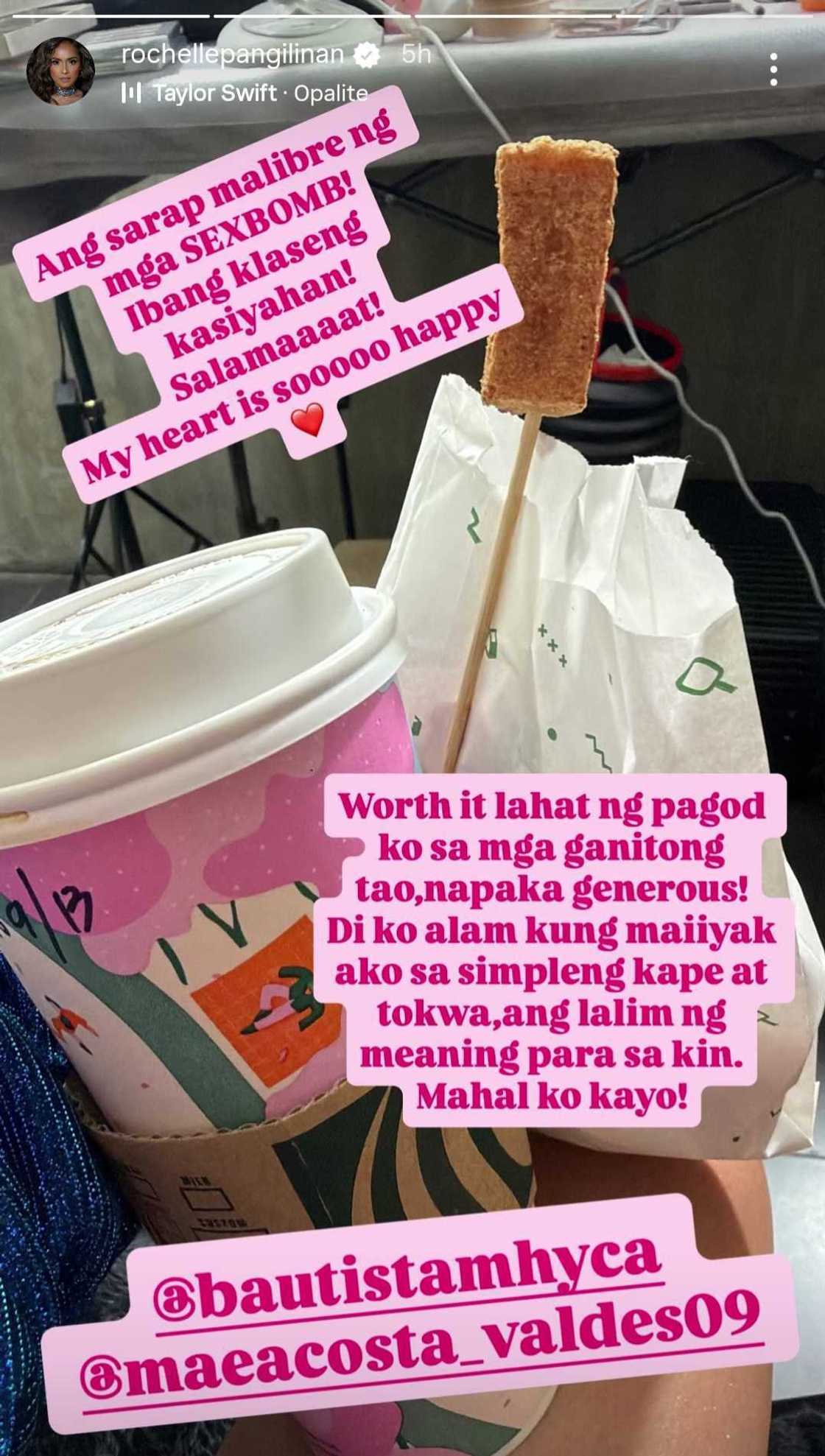 Rochelle Pangilinan, naantig sa ginawa nina SB Mhyca at Mae: "Di ko alam kung maiiyak ako"