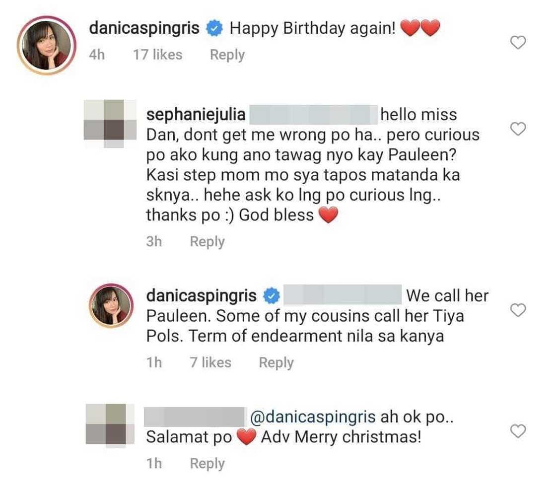 Danica Sotto, nagpaliwanag sa netizen kung ano ang tawag nila kay Pauleen Luna