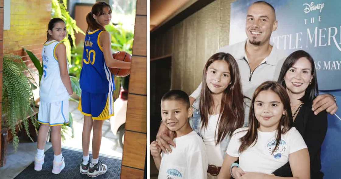 Kendra and Scarlett Kramer dress up as NBA players for school event Kendra and Scarlett Kramer dress up as NBA players for school event
