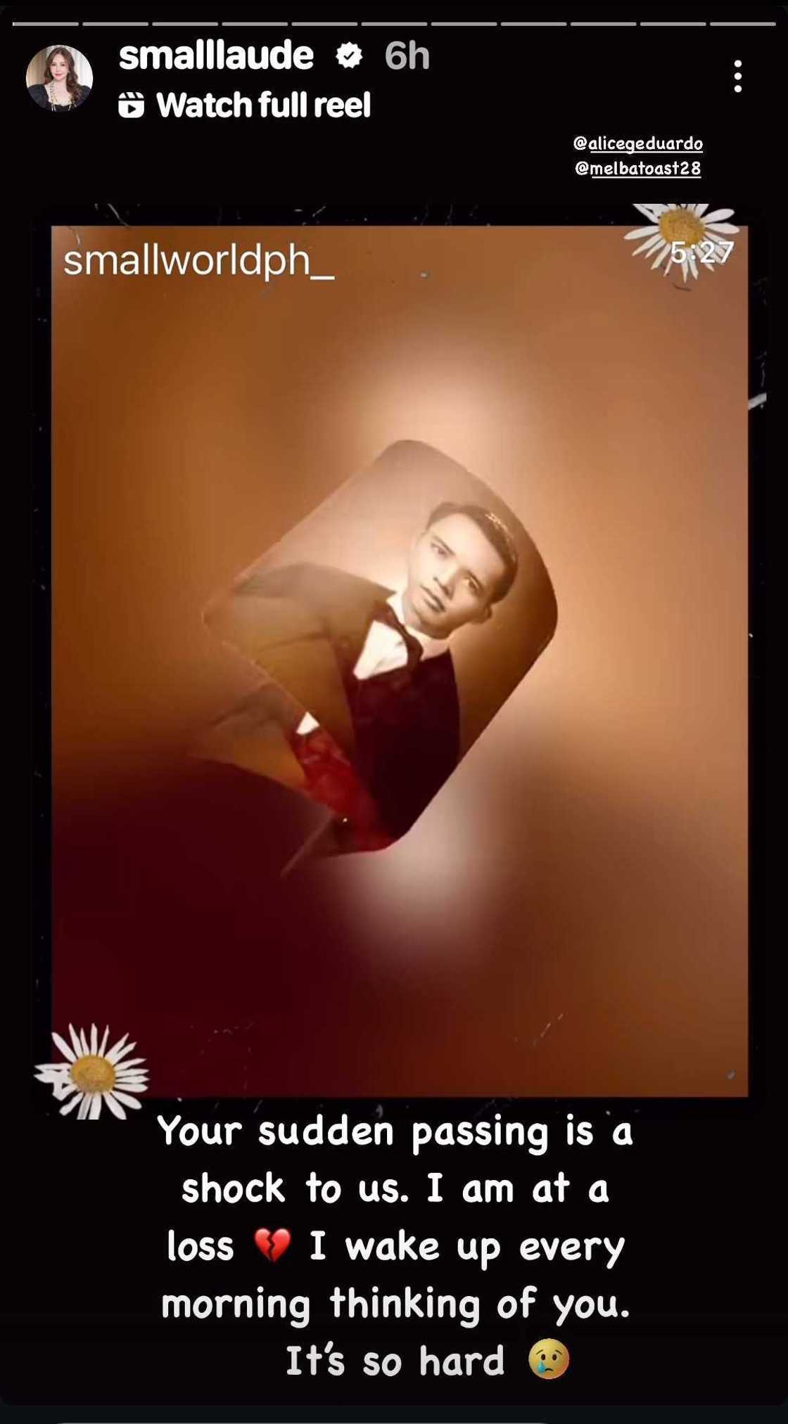 Small Laude, may makadurog-pusong post ukol sa pagpanaw ng ama Small Laude, may makadurog-pusong post ukol sa pagpanaw ng ama