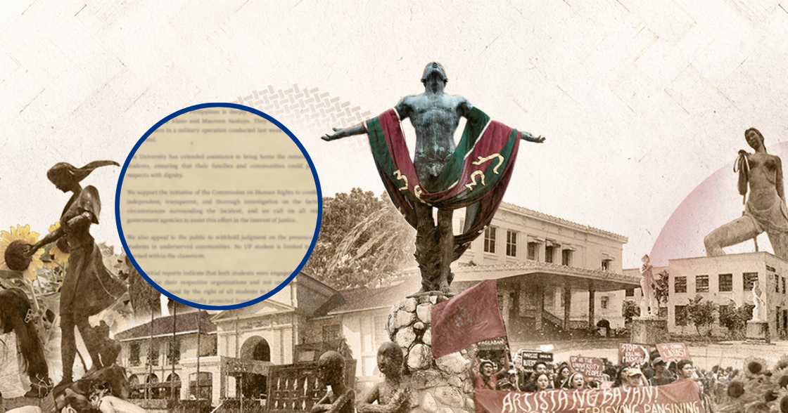 University of the Philippines, nagluluksa sa pagkamatay ng dalawang estudyante sa Toboso incident University of the Philippines, nagluluksa sa pagkamatay ng dalawang estudyante sa Toboso incident