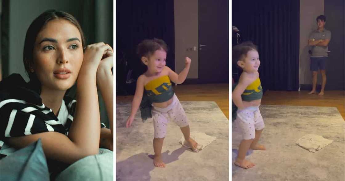 Sofia Andres, nag-share ng cute dance video ni Zoe; reaksyon ni Daniel Miranda, kinagiliwan Sofia Andres, nag-share ng cute dance video ni Zoe; reaksyon ni Daniel Miranda, kinagiliwan