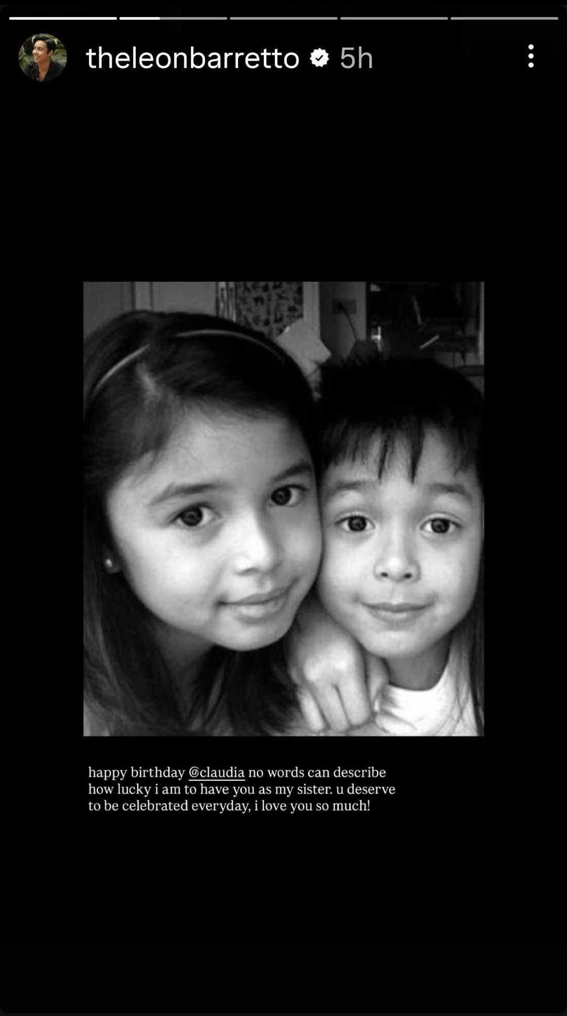 Leon Barretto shares affectionate birthday tribute to sister Claudia