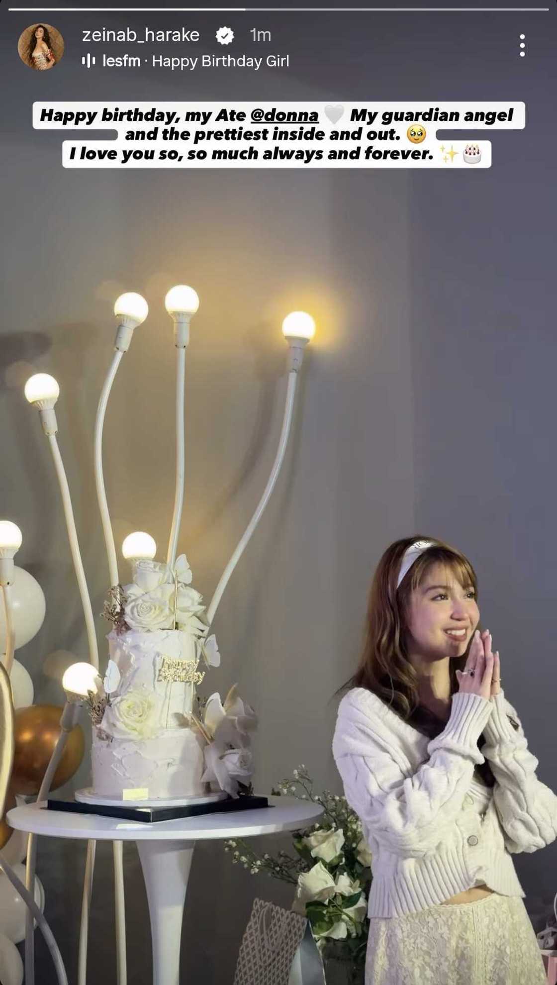 Birthday tribute ni Zeinab Harake para kay Donnalyn Bartolome, nagpaantig