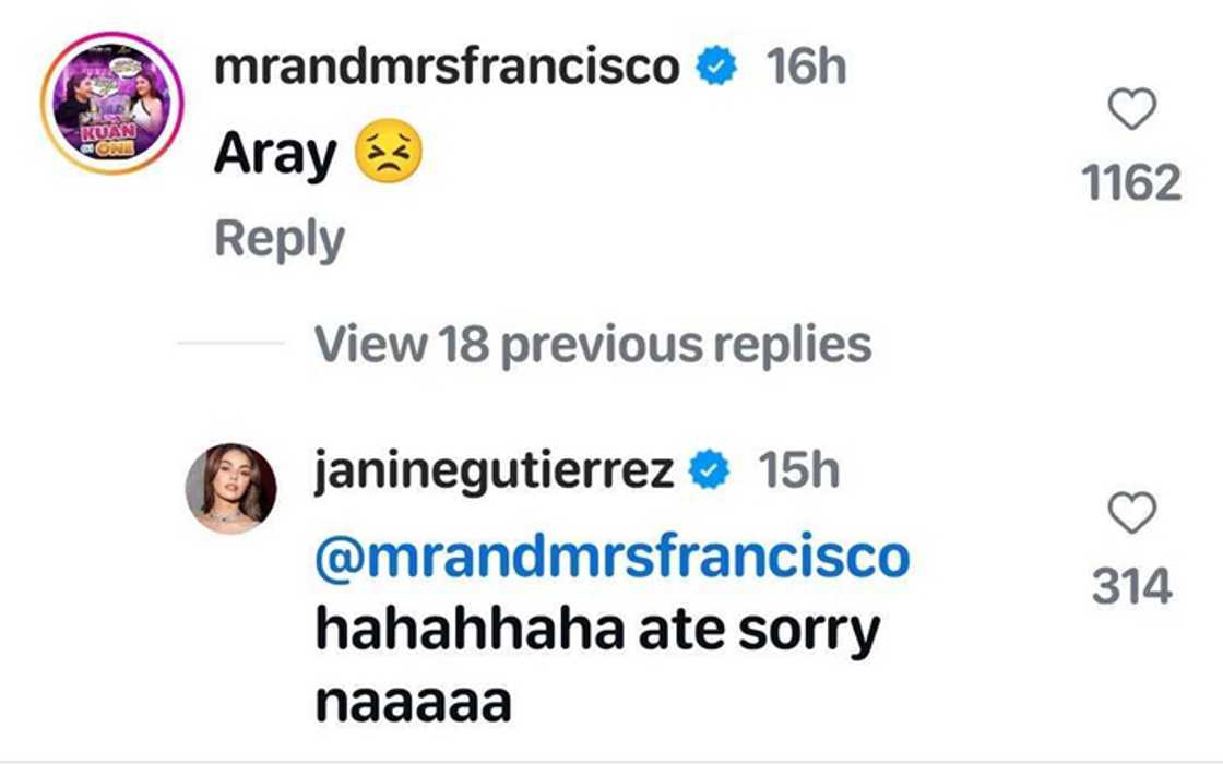 Melai Cantiveros, may kwelang comment sa V-Day post ni Jericho Rosales kasama si Janine Gutierrez Melai Cantiveros, may kwelang comment sa V-Day post ni Jericho Rosales kasama si Janine Gutierrez