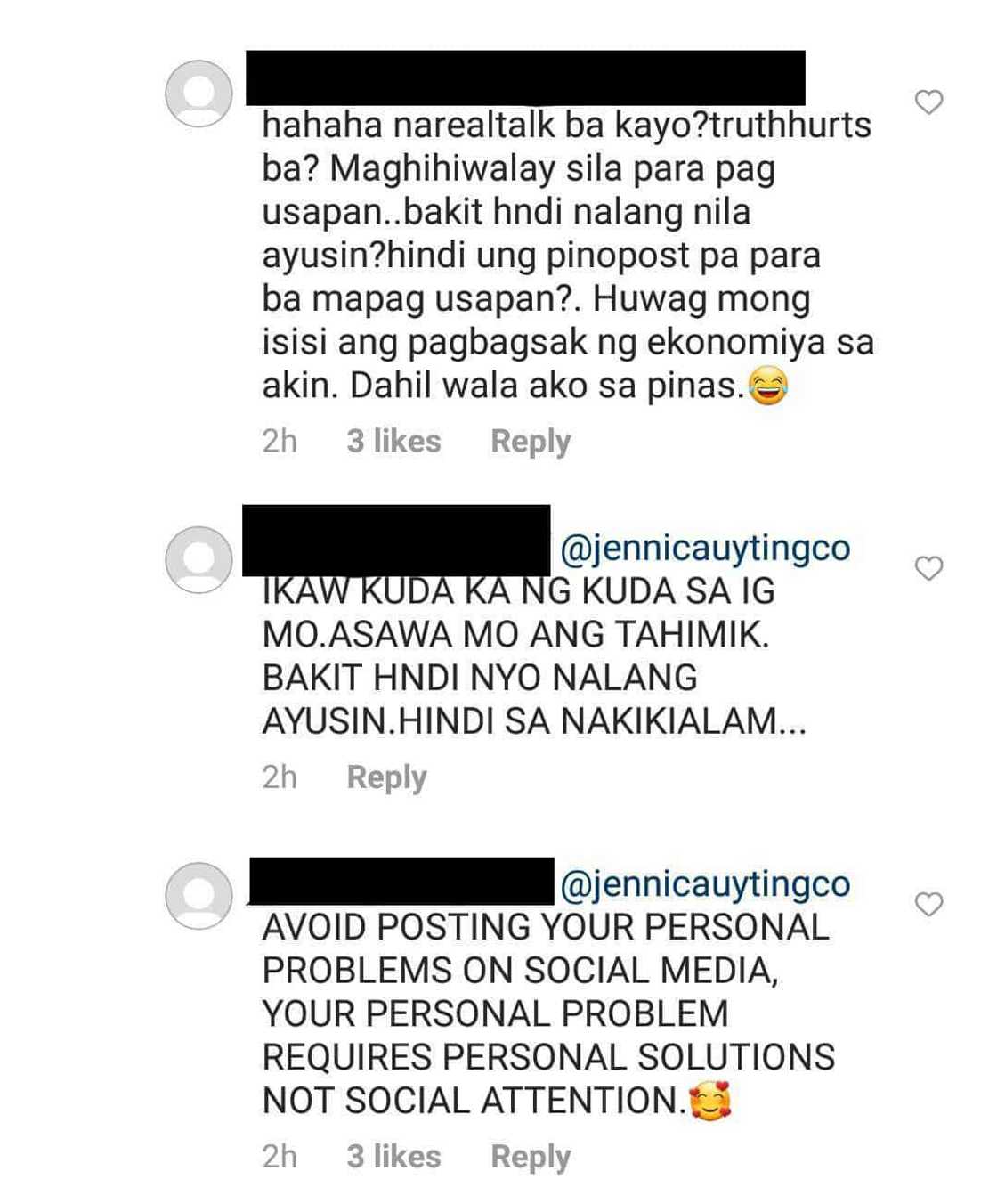 Jennica Garcia, sinupalpal ang netizen na nambatikos sa kanyang post sa IG Jennica Garcia, sinupalpal ang netizen na nambatikos sa kanyang post sa IG