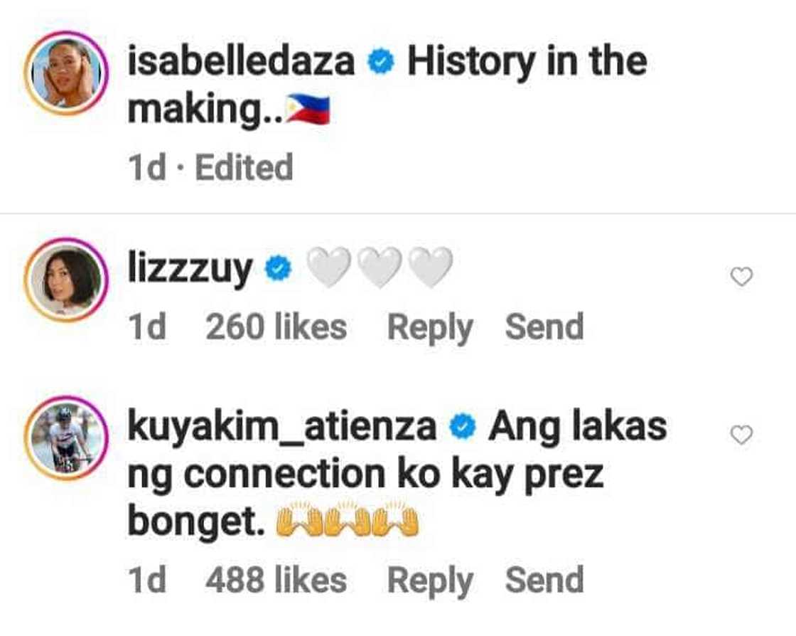 Kuya Kim Atienza laughs off basher of his “lakas ng connection ko kay prez” comment on Isabelle Daza's post