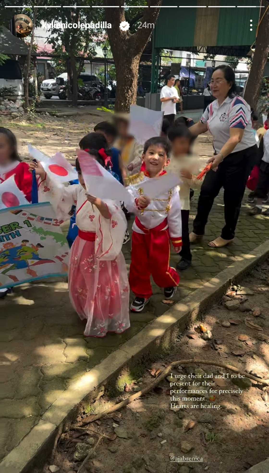 Kylie Padilla at Aljur Abrenica, present sa school event ng anak nila