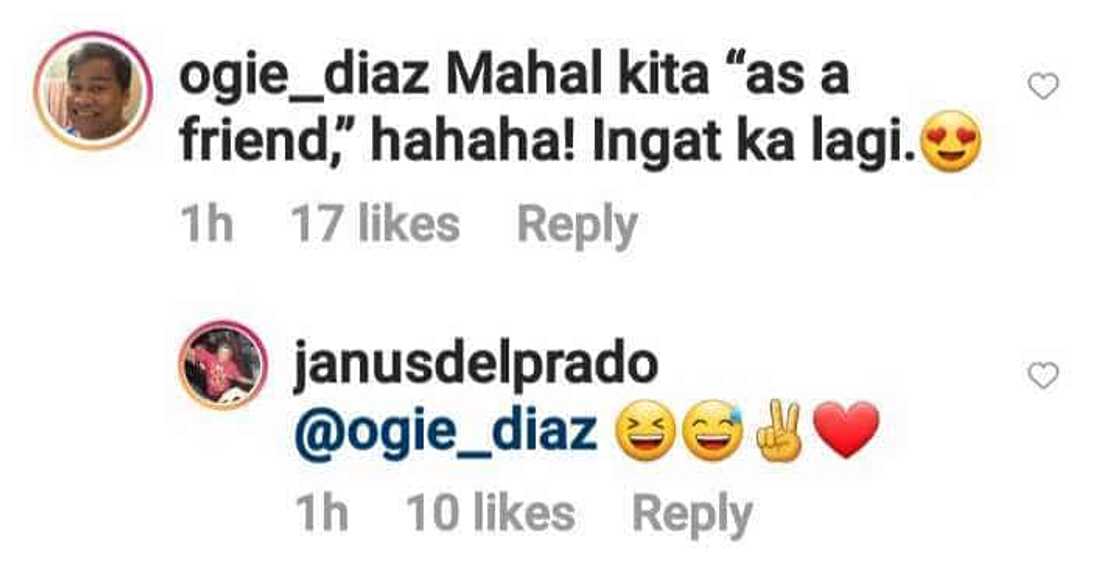 Janus del Prado pens heartfelt appreciation post for Ogie Diaz