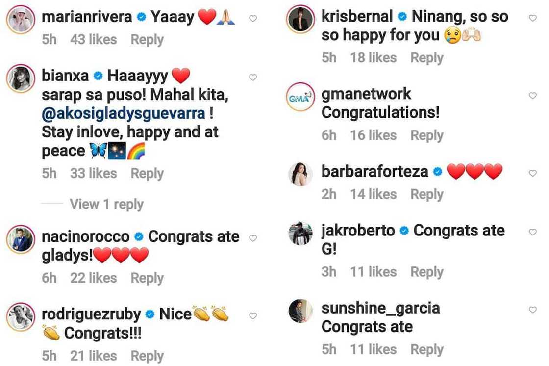 Gladys Guevarra now married to non-showbiz BF; celebrities express joy for her Gladys Guevarra now married to non-showbiz BF; celebrities express joy for her