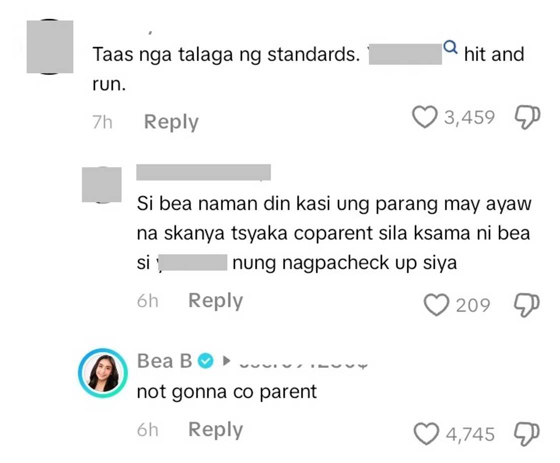Bea Borres reacts to co-parenting speculations after pregnancy announcement Bea Borres reacts to co-parenting speculations after pregnancy announcement